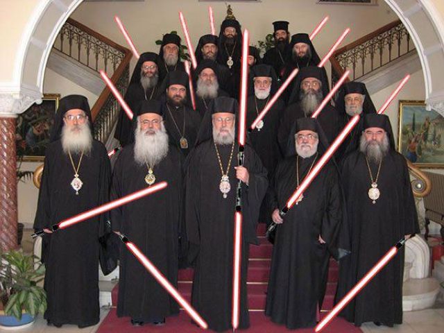 orthodox priest lightsaber