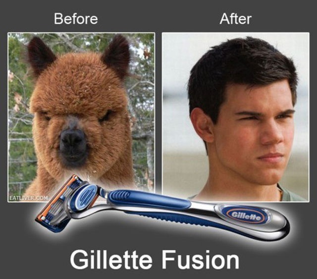 gillette before and after - Before After Cc Eatliver.Com Gillette Gillette Fusion