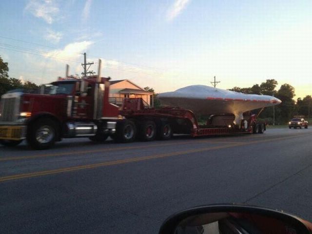 ufo being transported