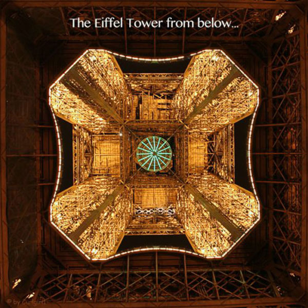 eiffel tower - The Eiffel Tower from below...