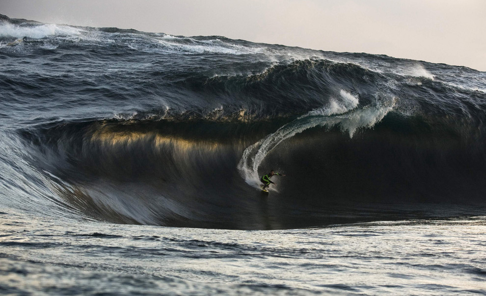 big wave surfing