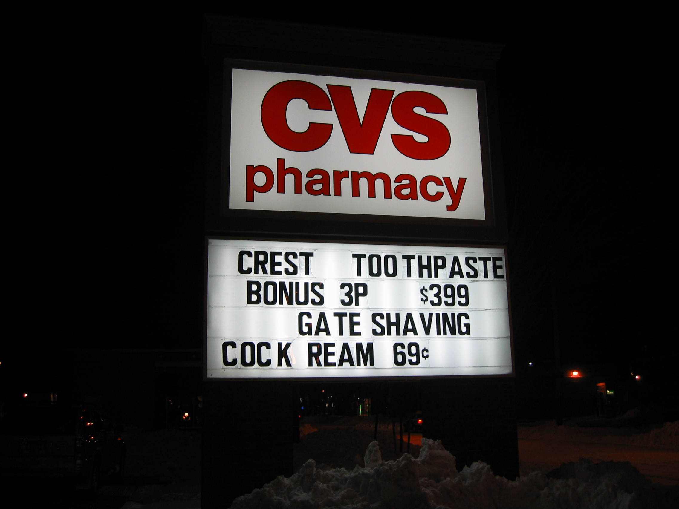 cvs pharmacy - Cvs pharmacy Crest Toothpaste Bonus 3P $399 Gate Shaving Cock Ream 696