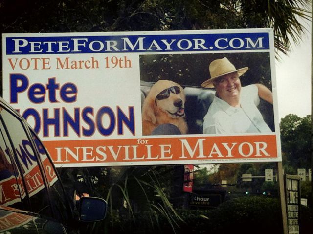 billboard - | Peteformayor.Com Vote March 19th Pete Ohnson Inesville Mayor for Chour