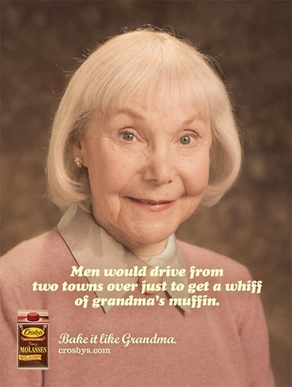 men would drive from two towns over - Men would drive from two towns over just to get a whiff of grandma's muffin. Crosbe Bake it Grandma. crosbys.com Molasses