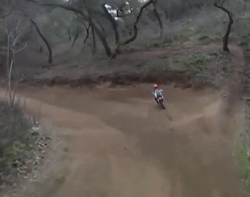 gifs - person falls off a motorcycle
