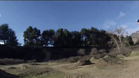 gifs - attempted to bike off a obstacle and falls off