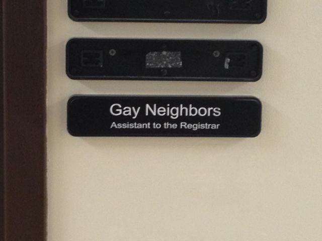 electronics - Gay Neighbors Assistant to the Registrar