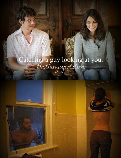 awkward guy with girl - Catching a guy looking at you. thethingsgirls love
