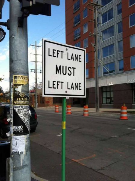 yards sard meme - Left Lane Must Left Lane Iii Woodrufs Rottech Troittec 00alne Chhoe ee Kero
