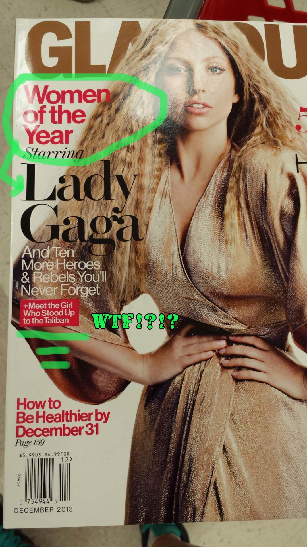 glamour 2013 lady gaga cover - Gu Women of the Year Starring Lady Gaga And Ten More Heroes & Rebels You'll Never Forget Meet the Girl Who Stood Up to the Taliban Tms 99922 How to Be Healthier by December 31 Page 159 $3.99US $4.99FOR Ii 12> 08437