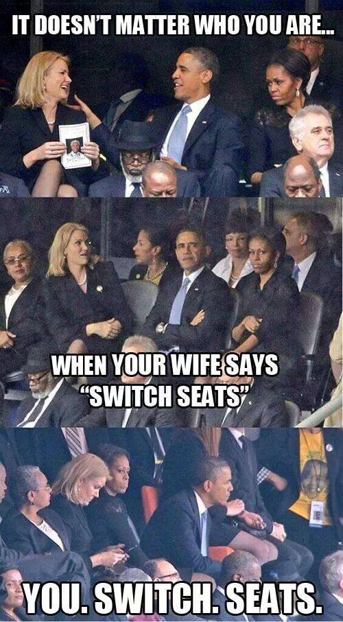 doesn t matter who you - It Doesn'T Matter Who You Are... When Your Wife Says Switch Seats