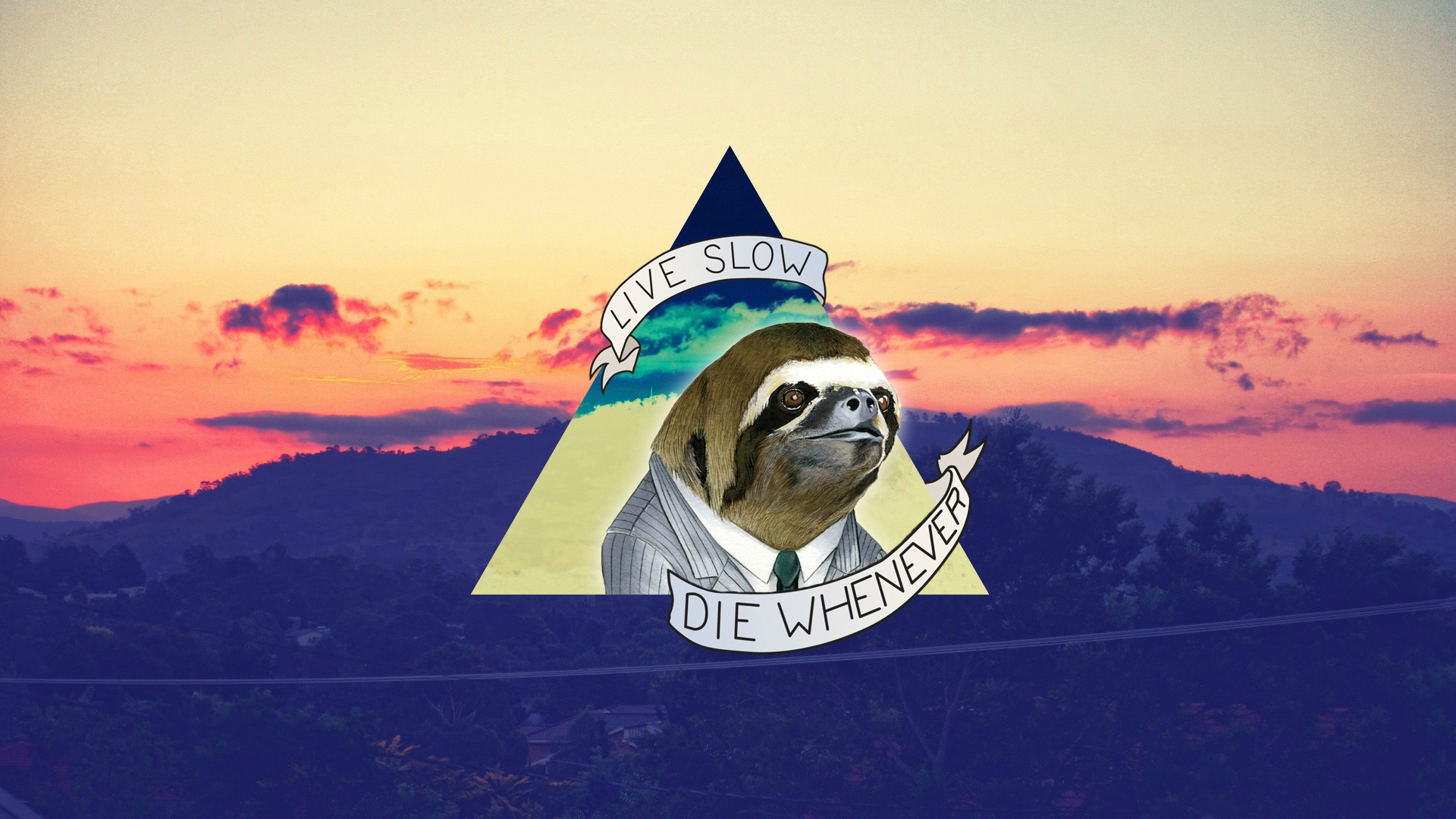 sloth background - F Slow Tve Uflins Die Wa