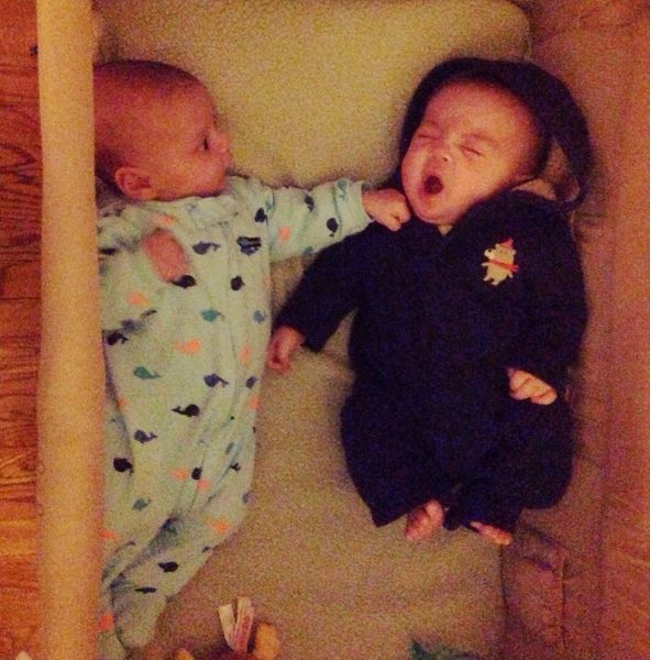 babies fighting