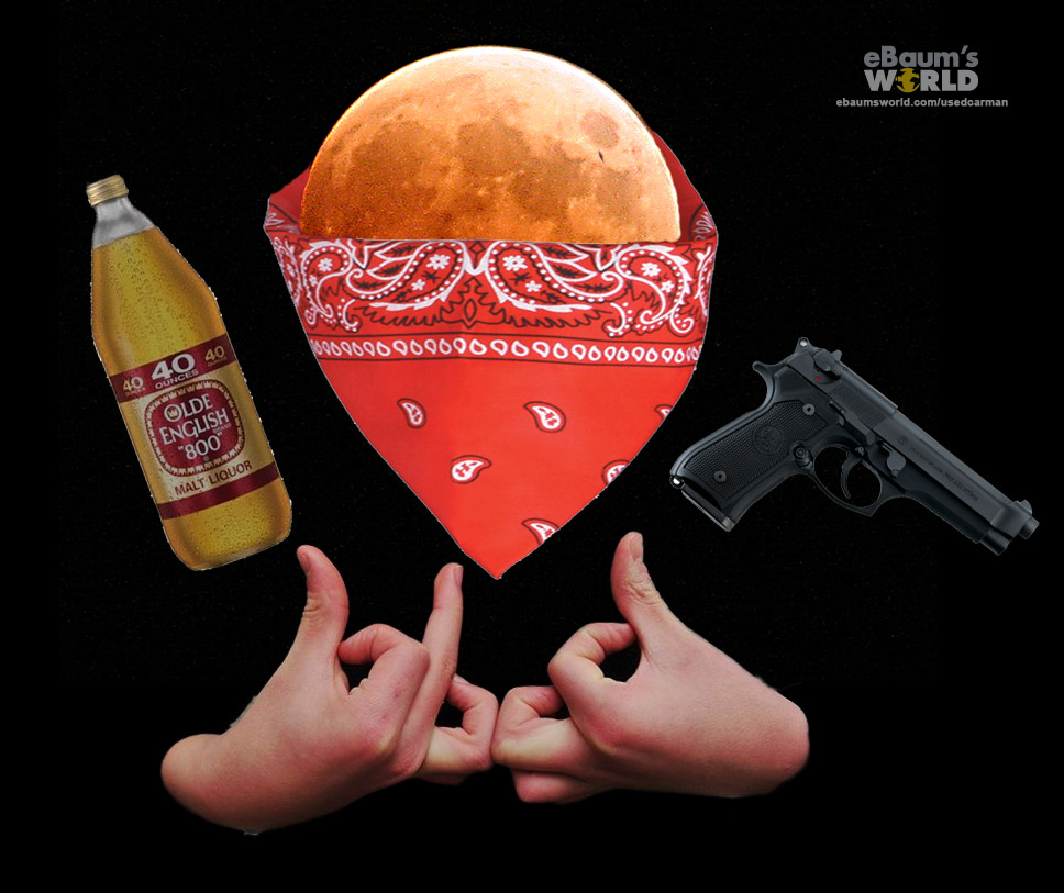 Stunning view of the Lunar Eclipse / Blood Moon April 2014
