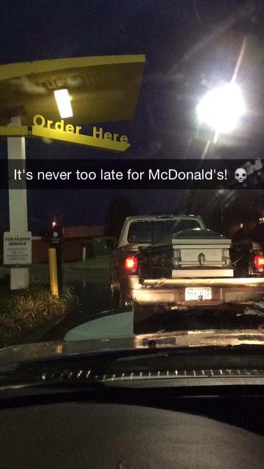 late night mcdonalds - Order_Here. It's never too late for McDonald's! Forfaster Service