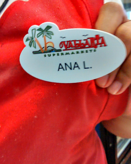 funny name tag - Ana L.