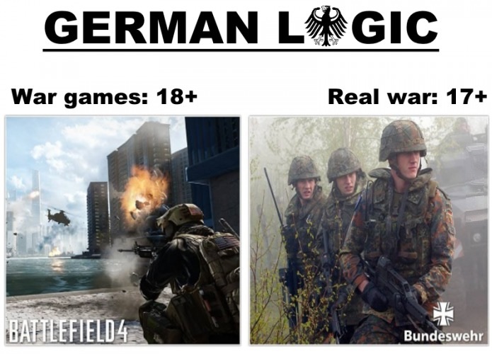 funny germany - German Lagic War games 18 Real war 17 Battlefield 4 Bundeswehr