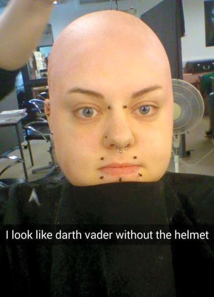 jaw - I look darth vader without the helmet