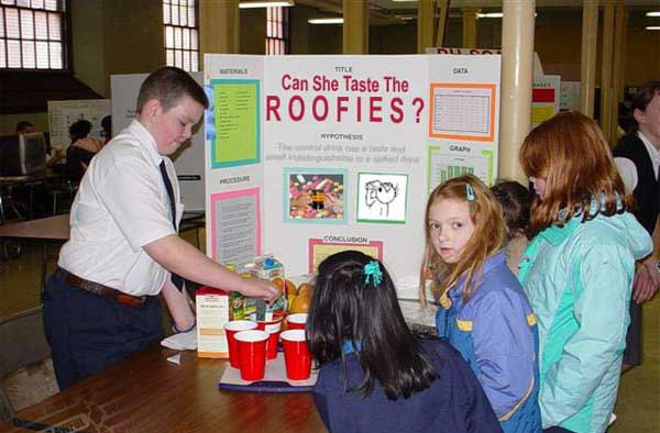 science fair kids - Can She Taste The Roofies? Pothes