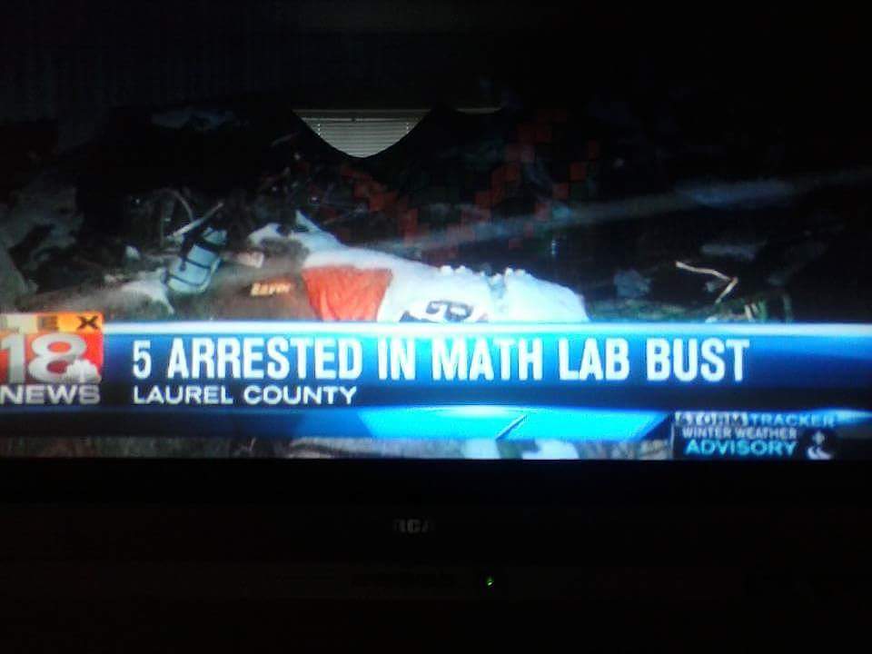 math is illegal in kentucky - 5 Arrested In Math Lab Bust News Laurel County Tracker Wersalne Advisory