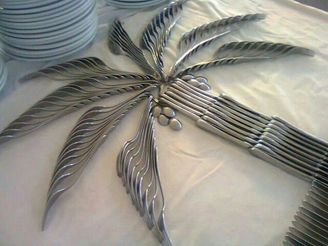 silverware palm tree