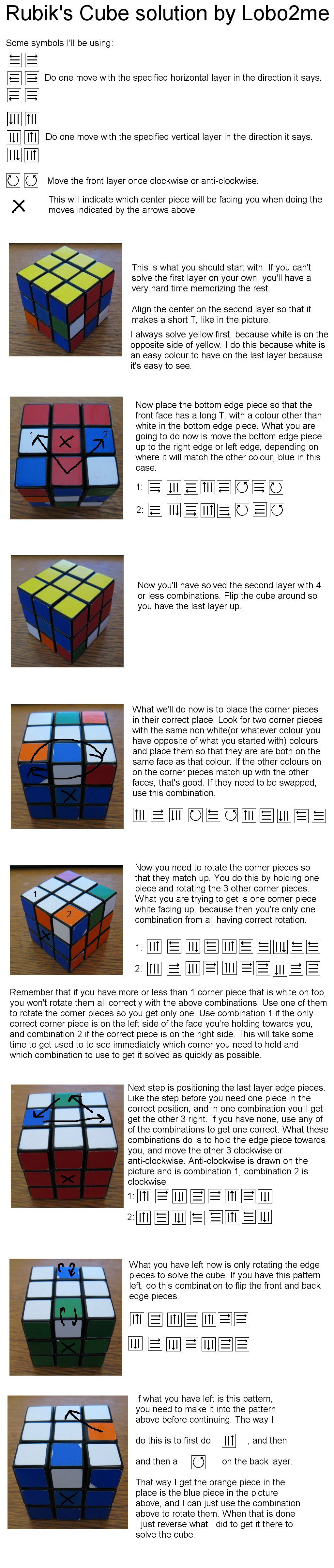 symbols to solve a rubik's cube - Rubik's Cube bin by Lobo