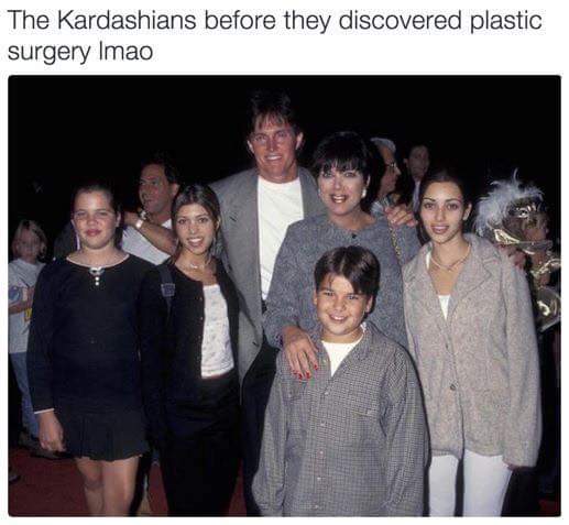 kardashians before money - The Kardashians before they discovered plastic surgery Imao