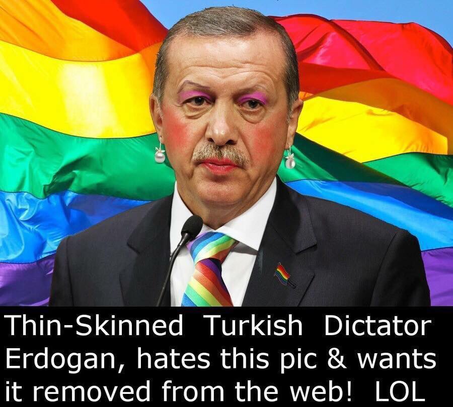 erdogan dictator - ThinSkinned Turkish Dictator Erdogan, hates this pic & wants it removed from the web! Lol