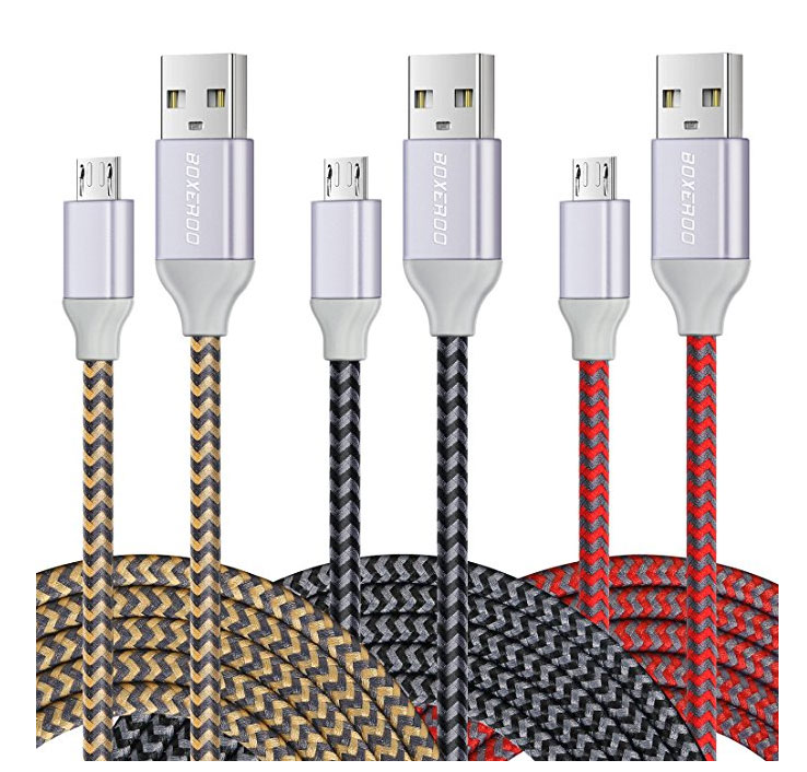 Do you just hate those short, flimsy phone cables?  Well now you never have to experience the aggravation of a short cord (other than your own).  10 Ft High Speed USB 2.0 Charging / Phone Cable -  $10.99 Get it <a href="https://amzn.to/2kOuBBt" target="_blank" rel="nofollow"><font color="red"><b>HERE</font></b></a>