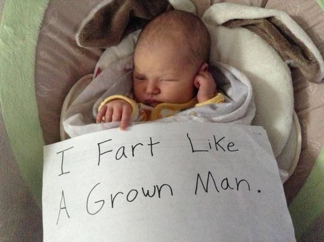 baby shaming - I A fart Grown Man.