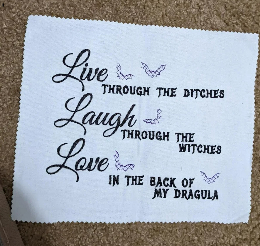 monday morning randomness - live love laugh wall art - Through The Ditches Live Laugh Love Through The Witches In The Back Of My Dragula