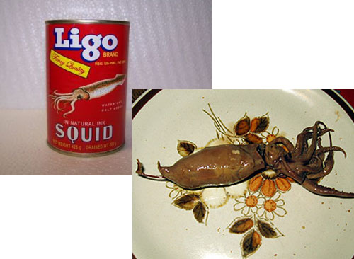 Squid in a can