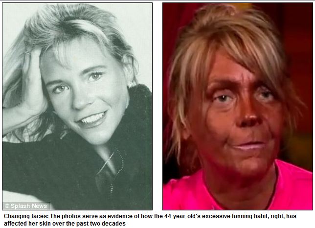 Patricia Krentcil, 44, is accused of bringing her young daughter, 6, into a tanning booth, which she denies