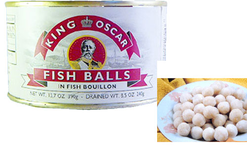 Fish balls in fish bouillon