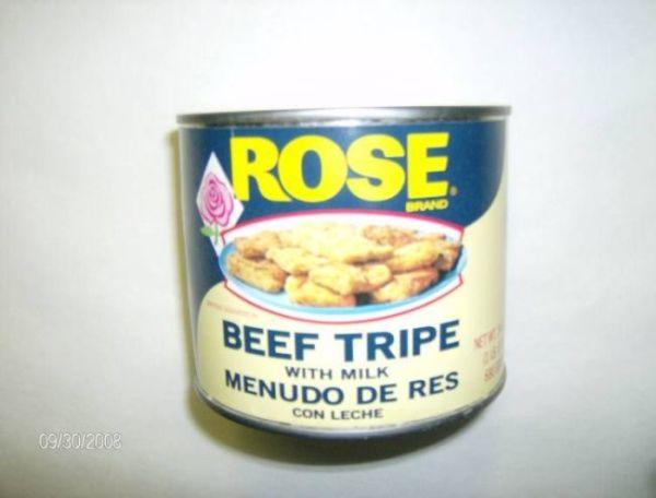 Beef tripe with milk