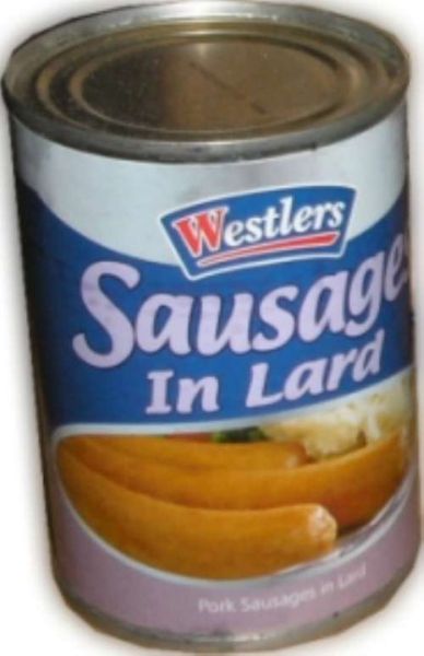 Sausage in lard
