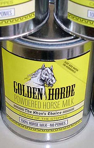 Powdered horse milk