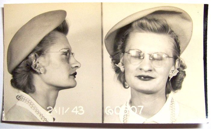 Vintage women mugshots
