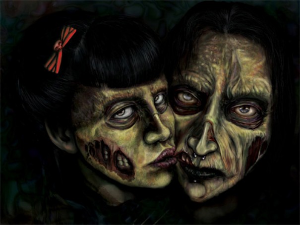 Collection Of Horrific Zombie Artworks
