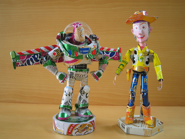 Awesome Sculptures Made From Recycled Cans