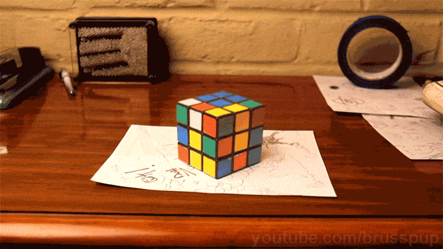 Rubik's tricky cube