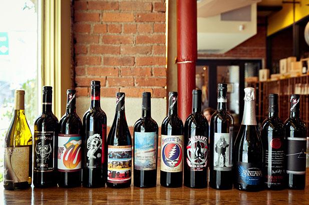 Beer And Wine Inspired By Rock And Roll Bands