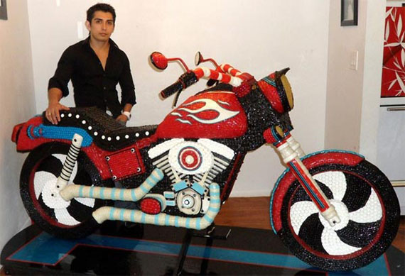 Motorcycle Made Out Of Candy