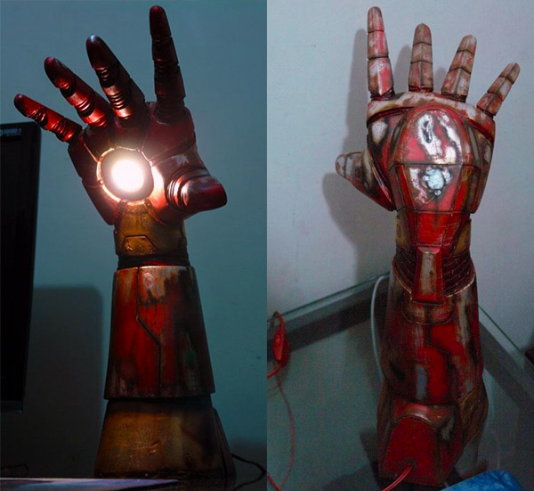 Iron Man Hand Lamp