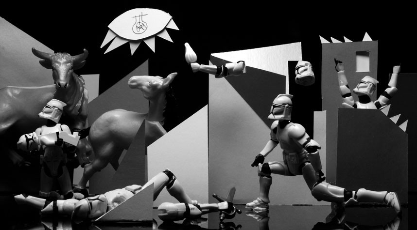 Iconic Images Recreated Using Star Wars Figures