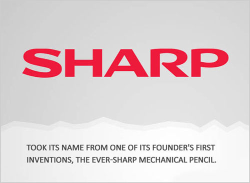 sharp name - Sharp Took Its Name From One Of Its Founder'S First Inventions, The EverSharp Mechanical Pencil.