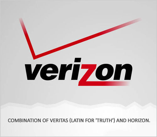 companies with latin names - verizon Combination Of Veritas Latin For 'Truth' And Horizon.