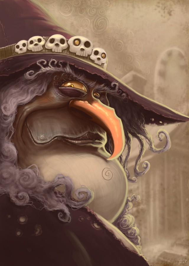 Creepy And Eerie Character Illustrations By Arthur Mask