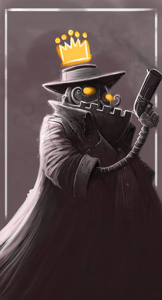 Creepy And Eerie Character Illustrations By Arthur Mask