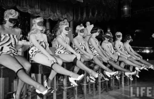 Beautiful legs contest, 1949